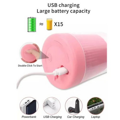 Portable Usb Juicer Bottle