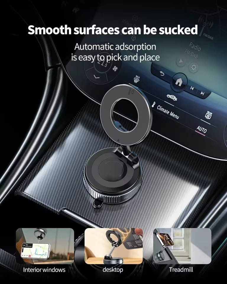 Vacuum Magnetic Phone Holder