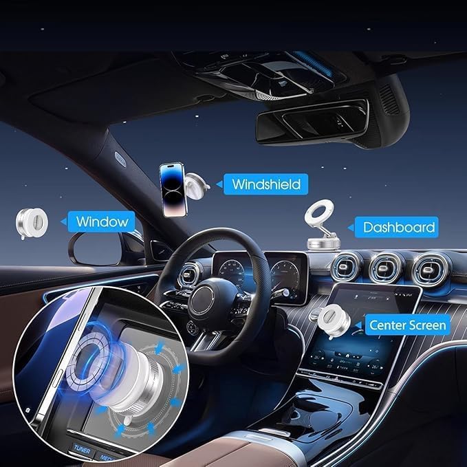 Vacuum Magnetic Phone Holder