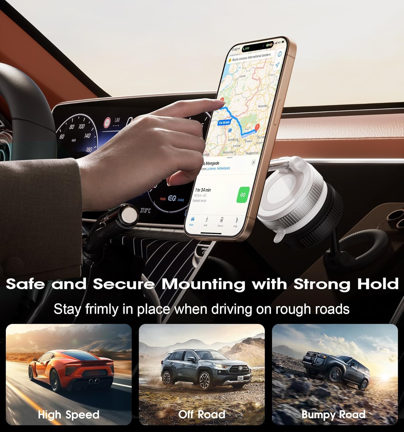 Vacuum Magnetic Phone Holder