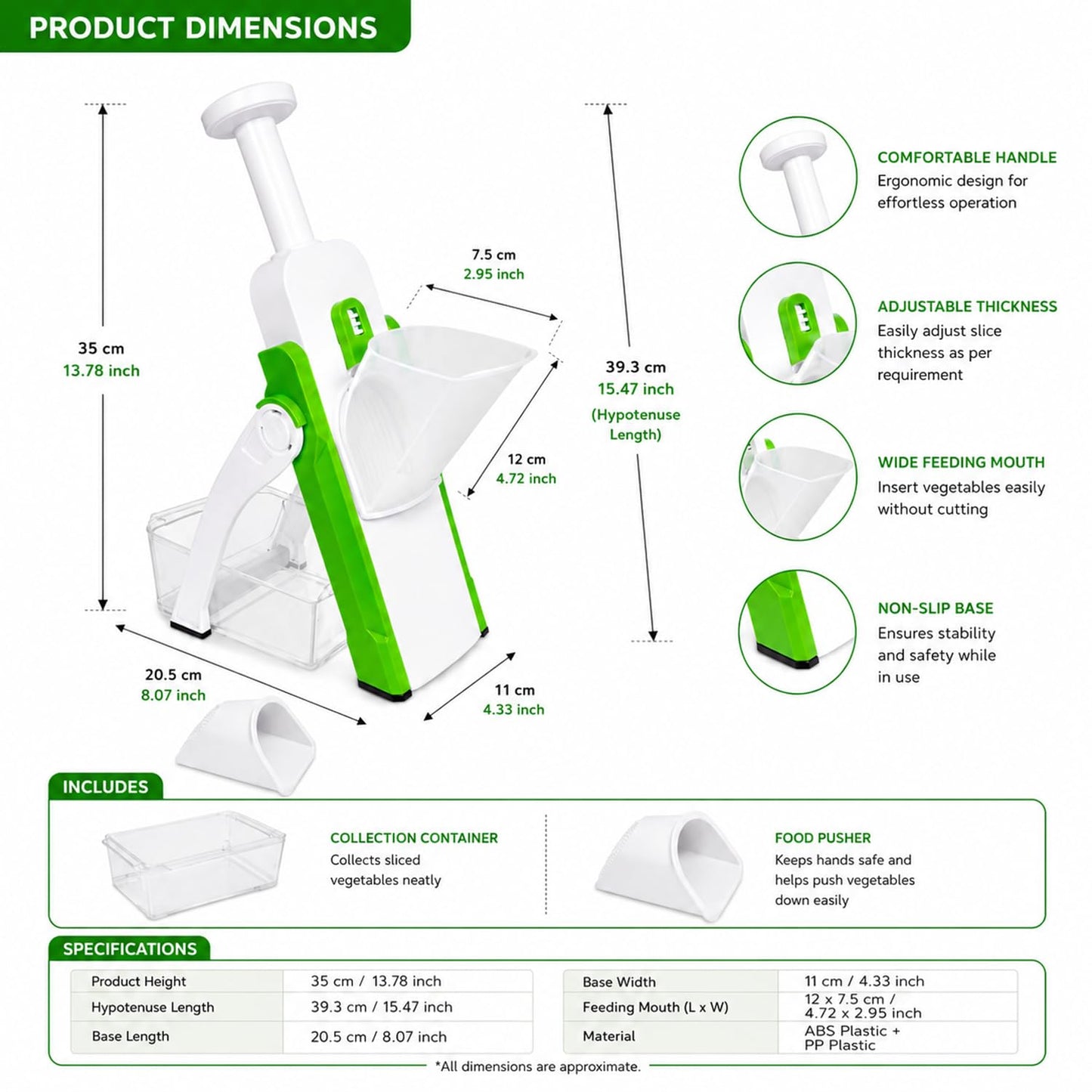Safe Mandoline Slicer