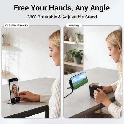 240W Charging Cable 2 in 1 Invisible Holder Charger