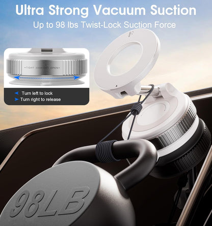 Vacuum Magnetic Phone Holder