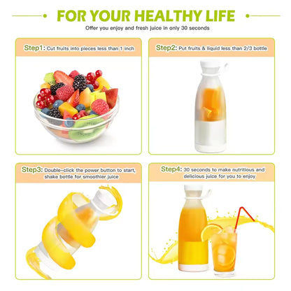 Portable Usb Juicer Bottle