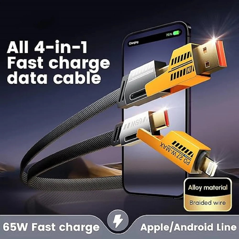 4 In 1 Fast Charging Cable