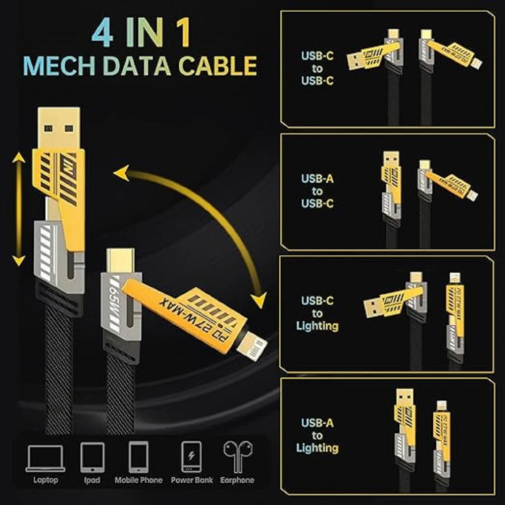 4 In 1 Fast Charging Cable