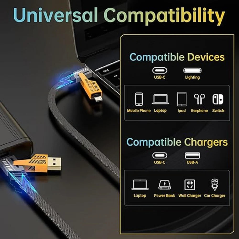 4 In 1 Fast Charging Cable