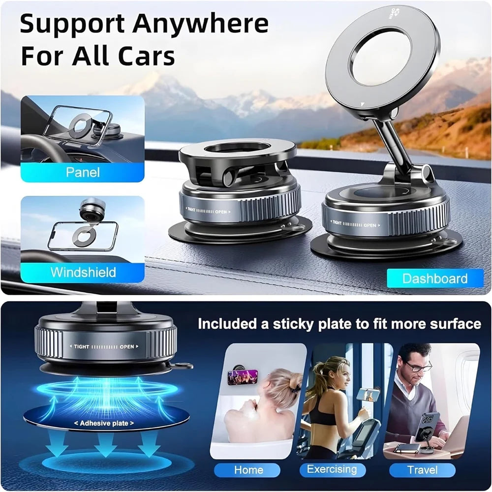 Vacuum Magnetic Phone Holder